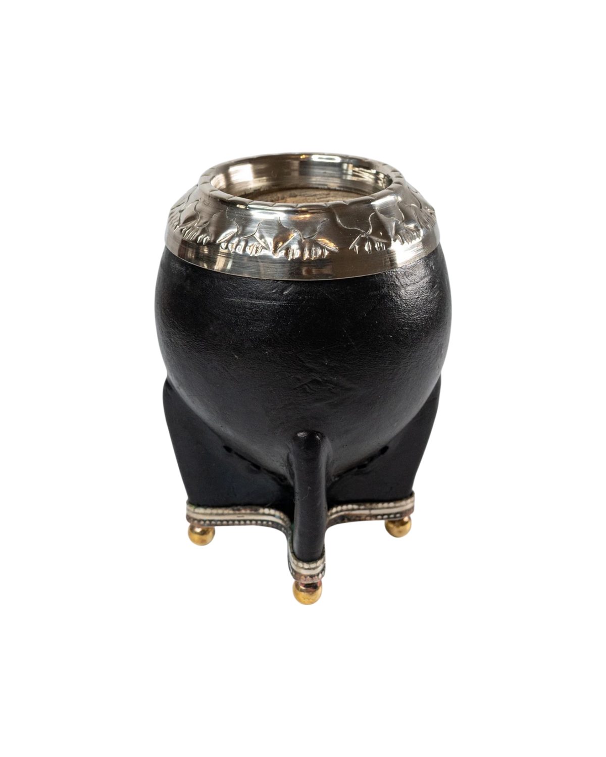 Mate Torpedo Premium Negro - Interior de Calabaza