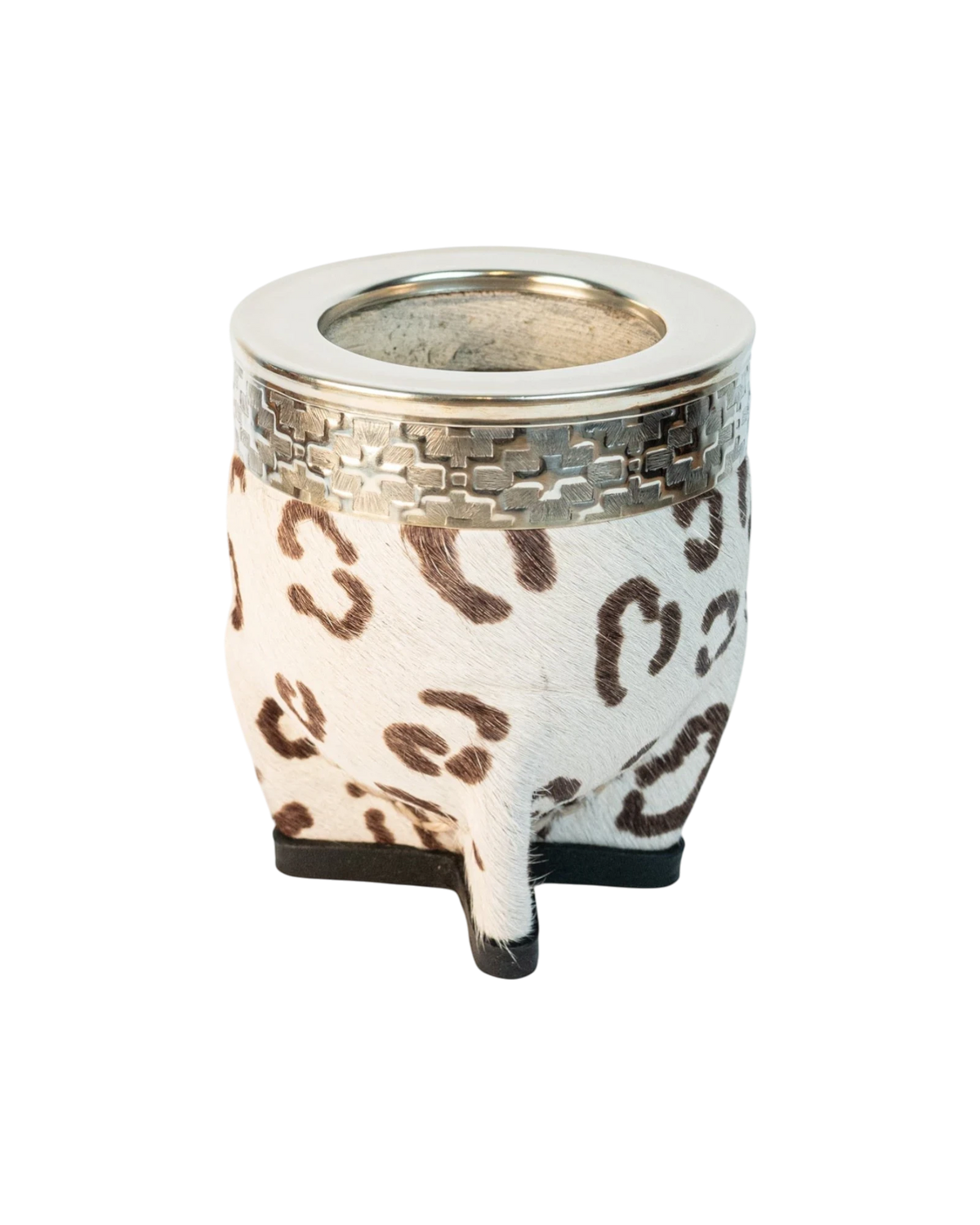 Mate Imperial Print Pelo Natural Blanco - Interior de Calabaza