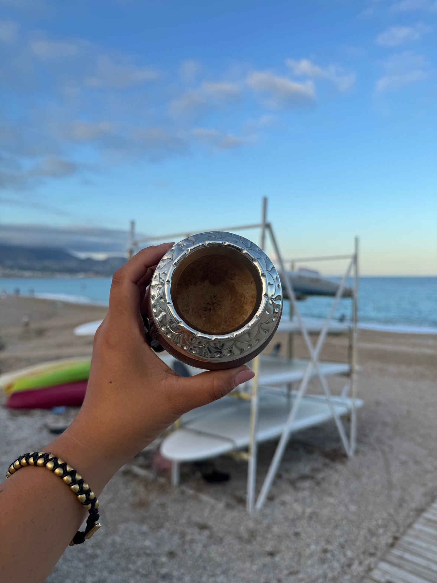 Mate Torpedo Cincelado Marrón