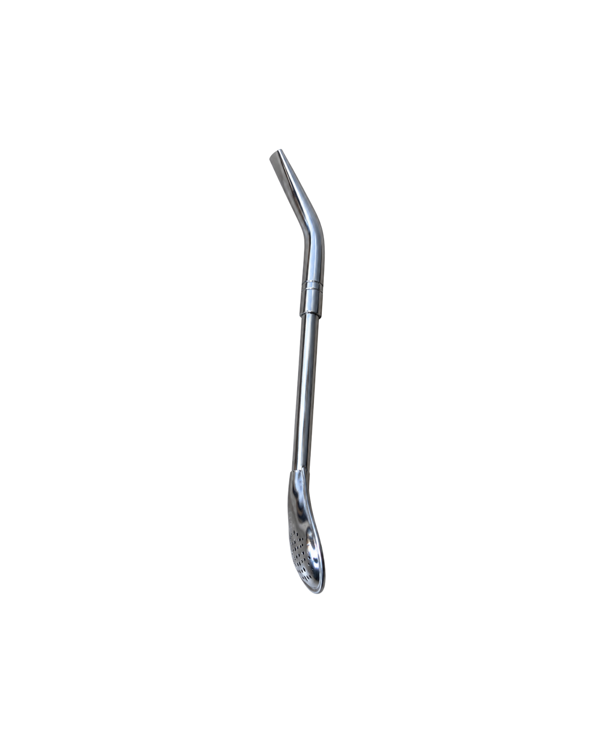 Bombillón Mate Club de acero inoxidable con pico curvado reforzado de 19 cm para yerba mate