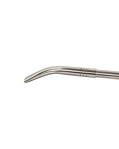 Bombilla Mate Club de acero inoxidable con pico curvado reforzado de 17 cm para yerba mate