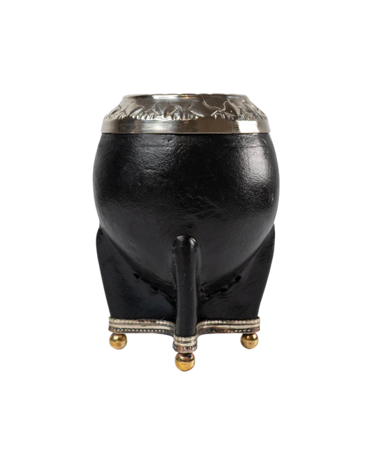 Mate Torpedo Premium Negro - Interior de Calabaza