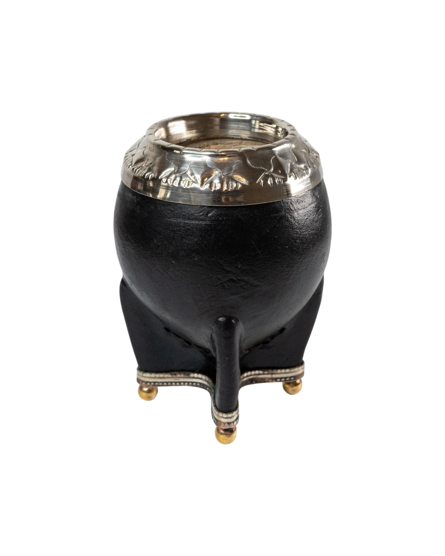 Mate Torpedo Premium Negro - Interior de Calabaza