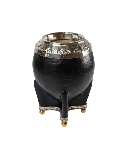 Mate Torpedo Premium Negro - Interior de Calabaza