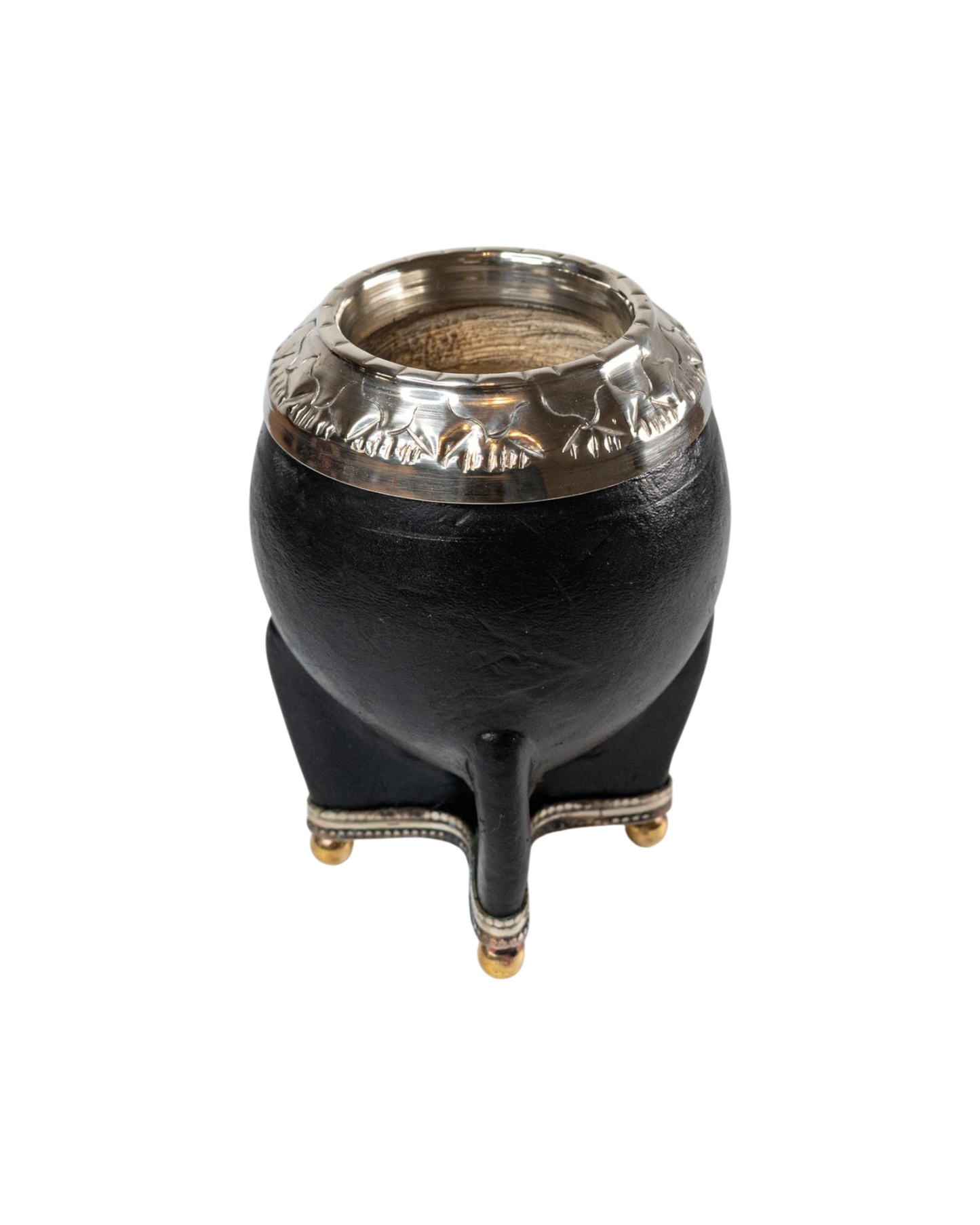 Mate Torpedo Premium Negro - Interior de Calabaza