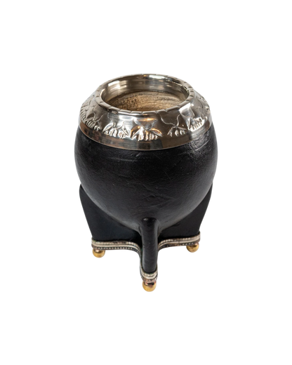 Mate Torpedo Premium Negro - Interior de Calabaza