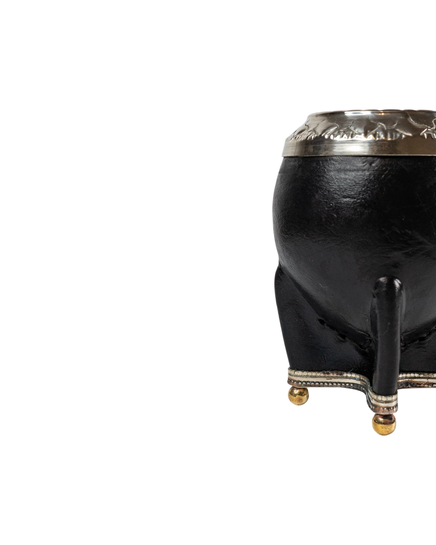 Mate Torpedo Premium Negro - Interior de Calabaza