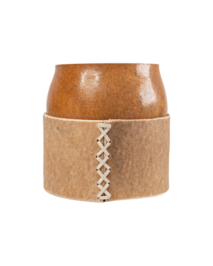 Mate Coquito con Base - Interior de Calabaza