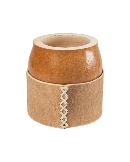 Mate Coquito con Base - Interior de Calabaza