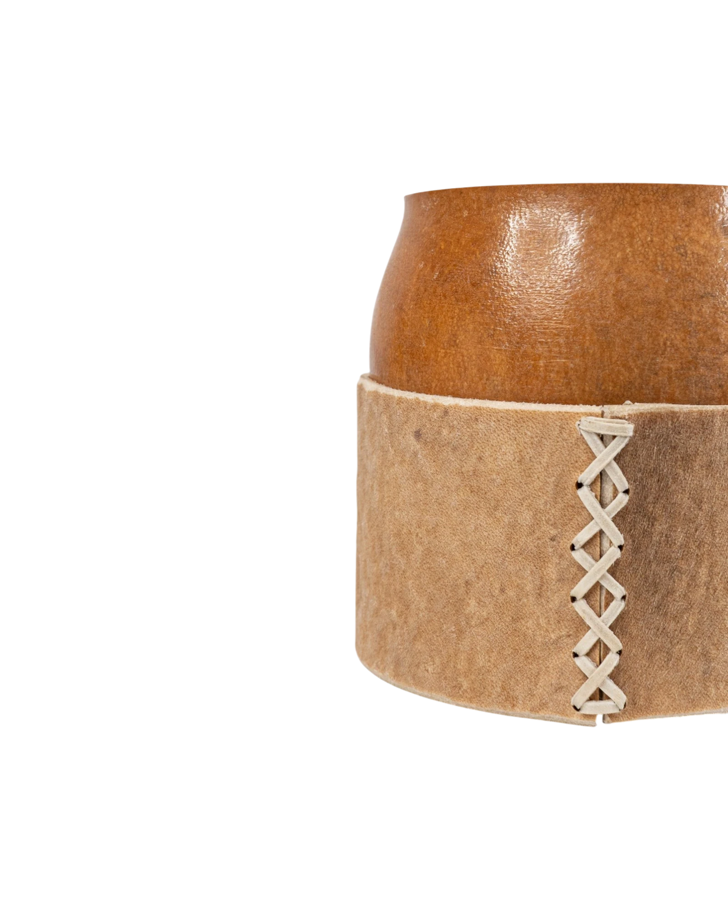 Mate Coquito con Base - Interior de Calabaza