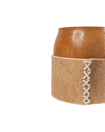 Mate Coquito con Base - Interior de Calabaza