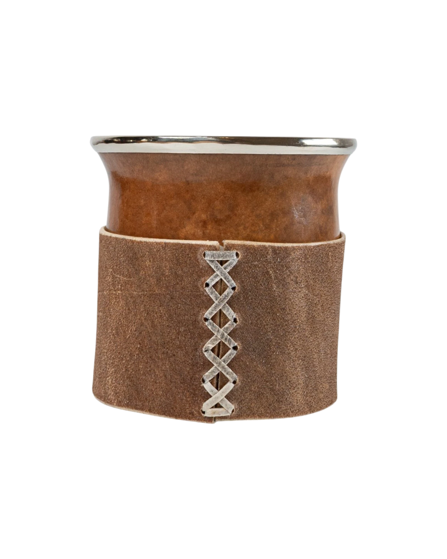 Mate Criollo Cincelado Natural - Interior de Calabaza