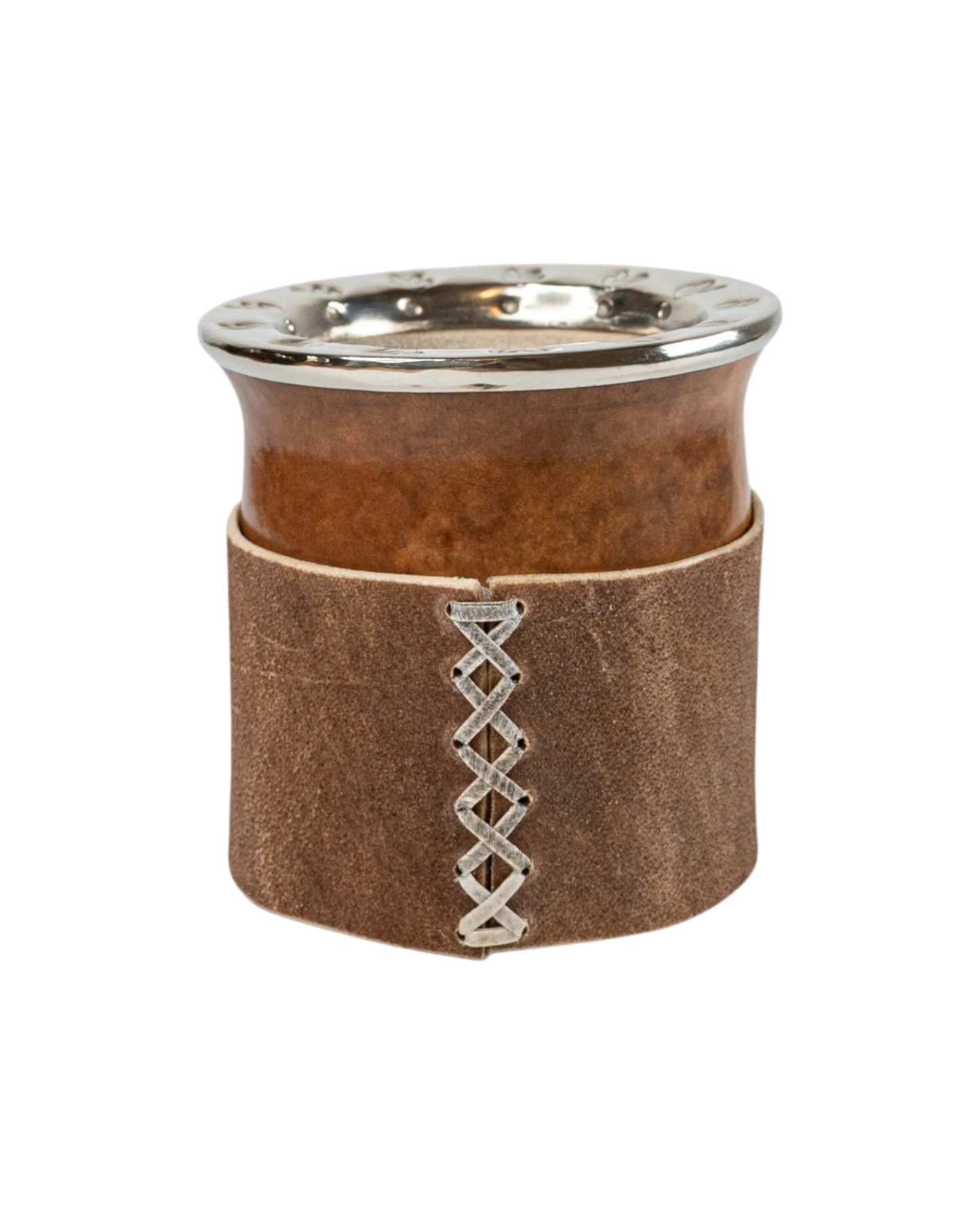 Mate Criollo Cincelado Natural - Interior de Calabaza