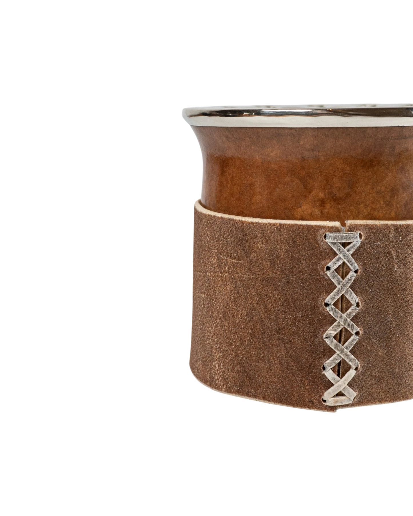 Mate Criollo Cincelado Natural - Interior de Calabaza