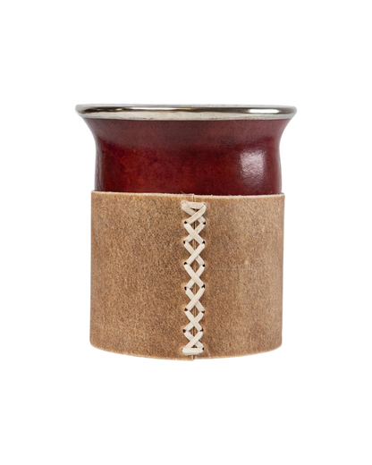 Mate Criollo Cincelado Borravino - Interior de Calabaza