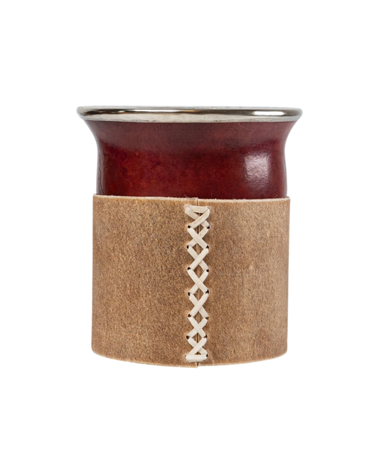 Mate Criollo Cincelado Borravino - Interior de Calabaza
