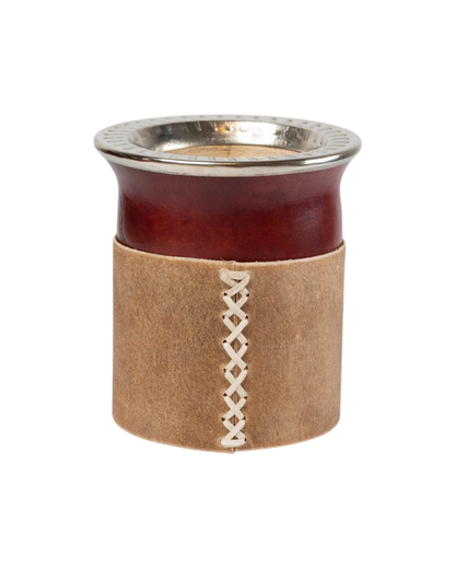 Mate Criollo Cincelado Borravino - Interior de Calabaza