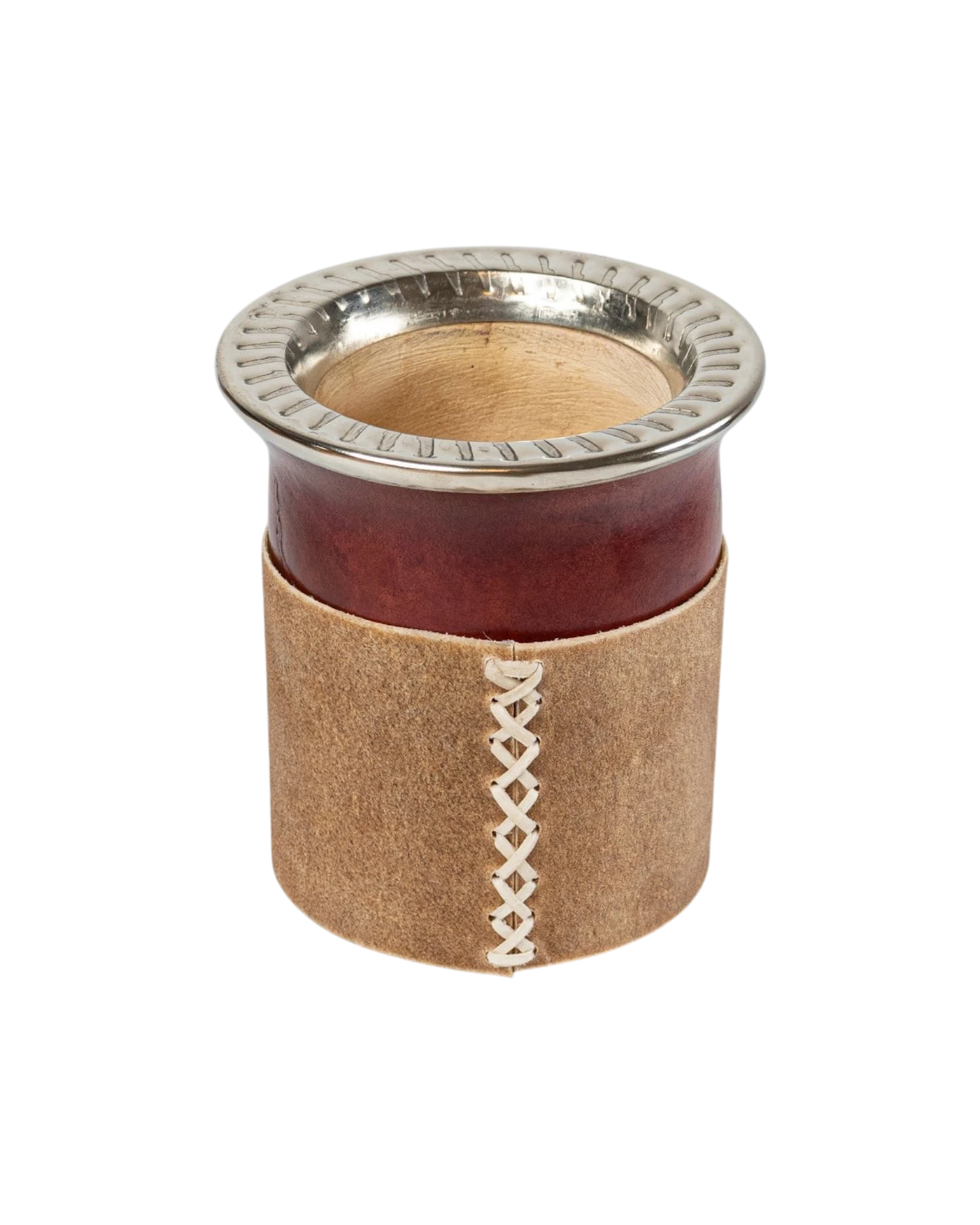 Mate Criollo Cincelado Borravino - Interior de Calabaza