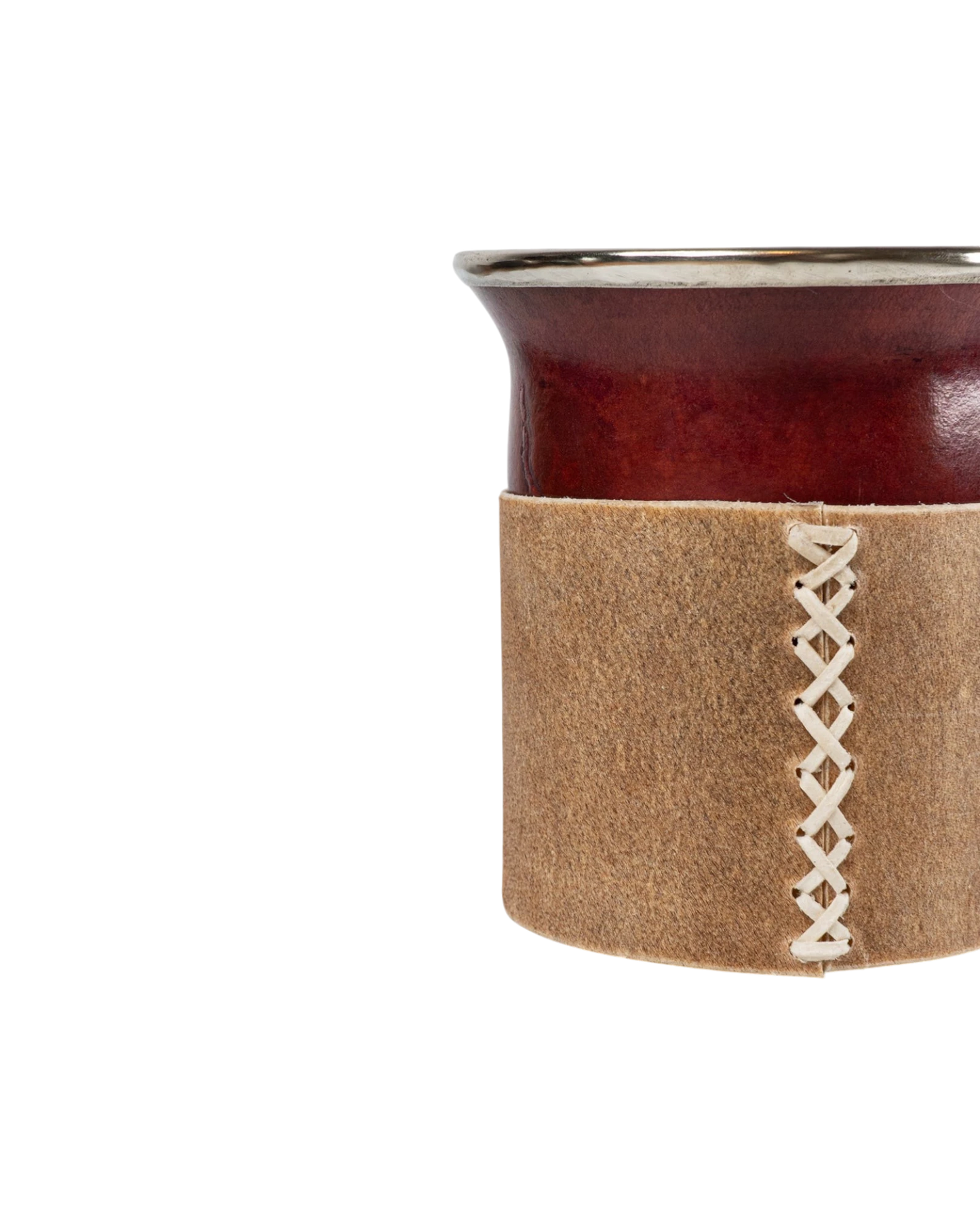 Mate Criollo Cincelado Borravino - Interior de Calabaza