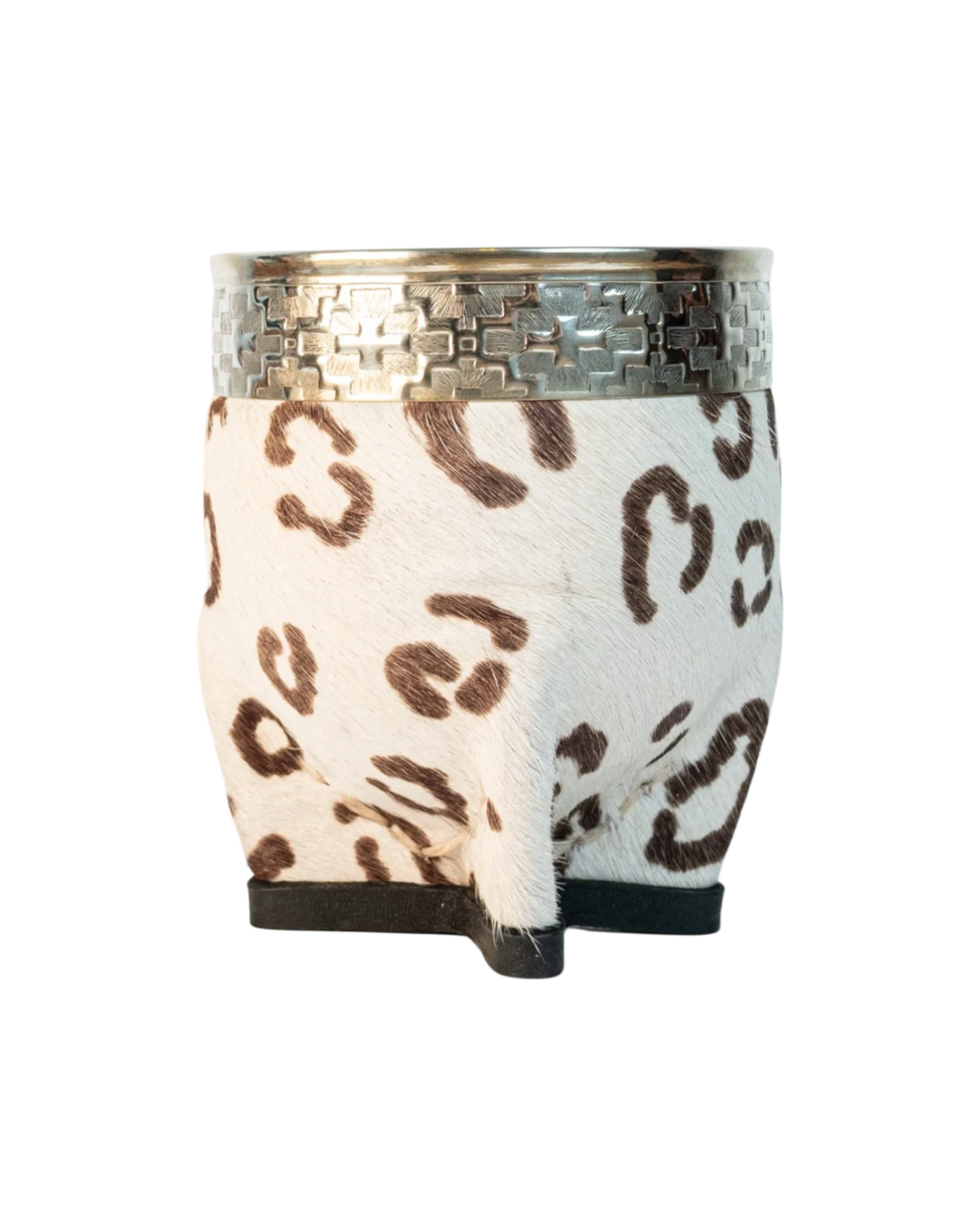 Mate Imperial Print Pelo Natural Blanco - Interior de Calabaza