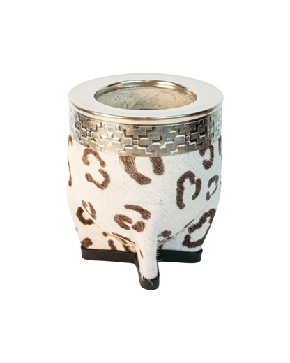 Mate Imperial Print Pelo Natural Blanco - Interior de Calabaza