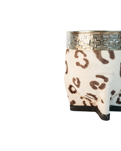 Mate Imperial Print Pelo Natural Blanco - Interior de Calabaza