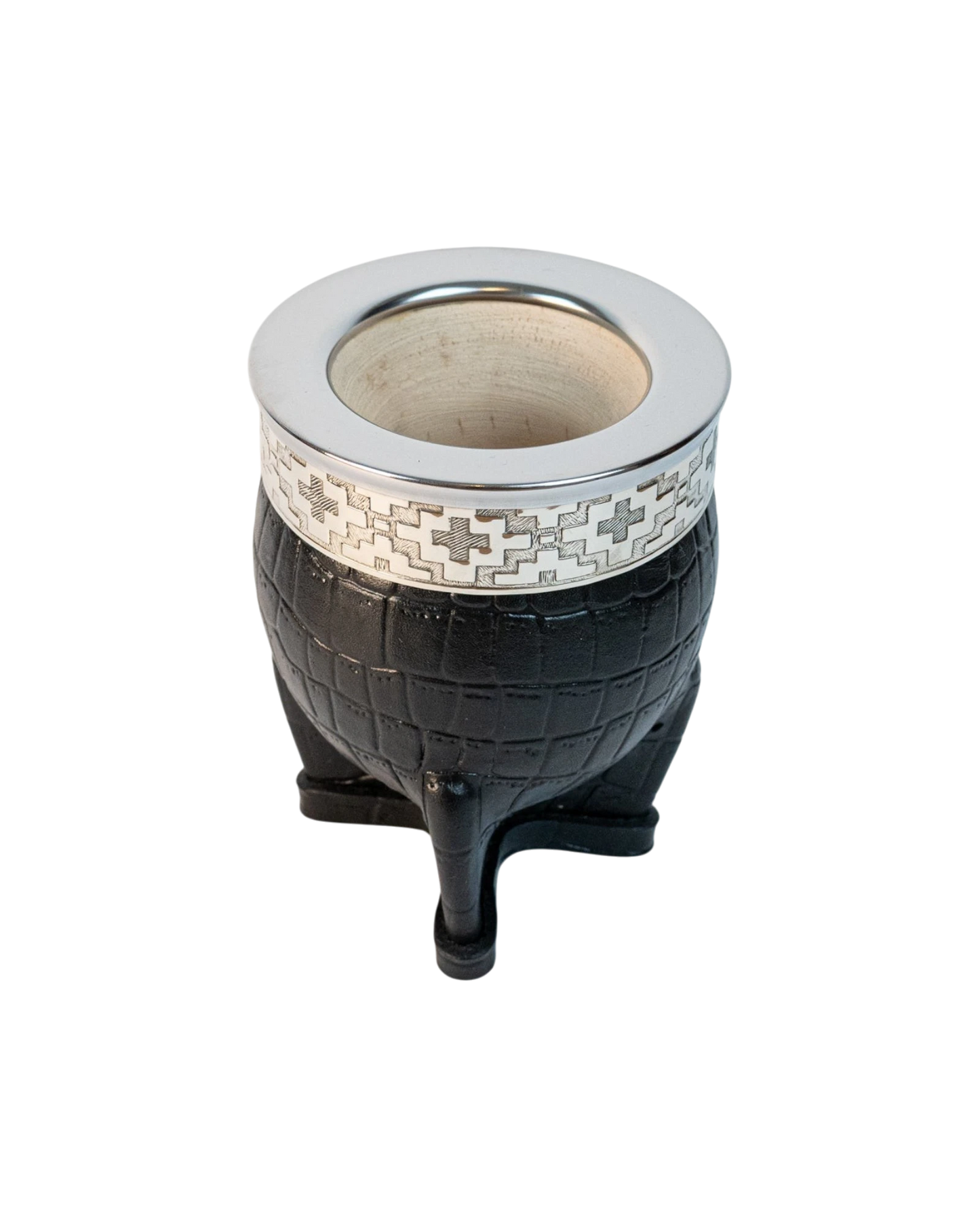 Mate Imperial Negro Croco - Interior de Calabaza