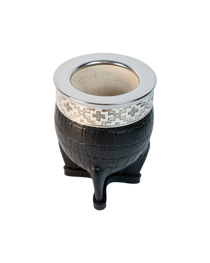 Mate Imperial Negro Croco - Interior de Calabaza