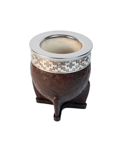 Mate Imperial Chocolate Flor - Interior de Calabaza