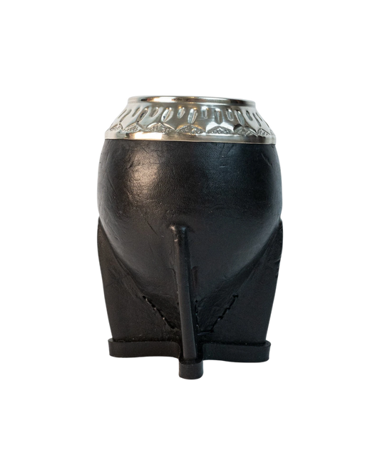 Mate Torpedo Cincelado Negro