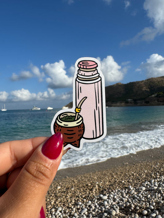 Mate + Termo Rosa