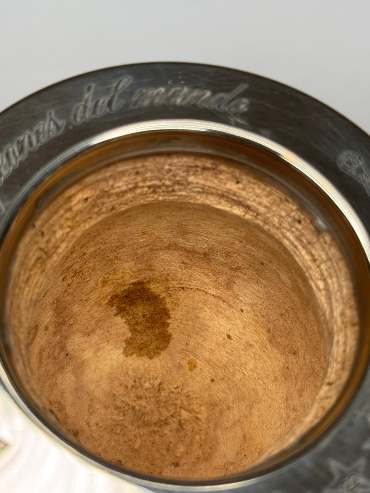 Mate Imperial Premium Borravino Grabado - OUTLET