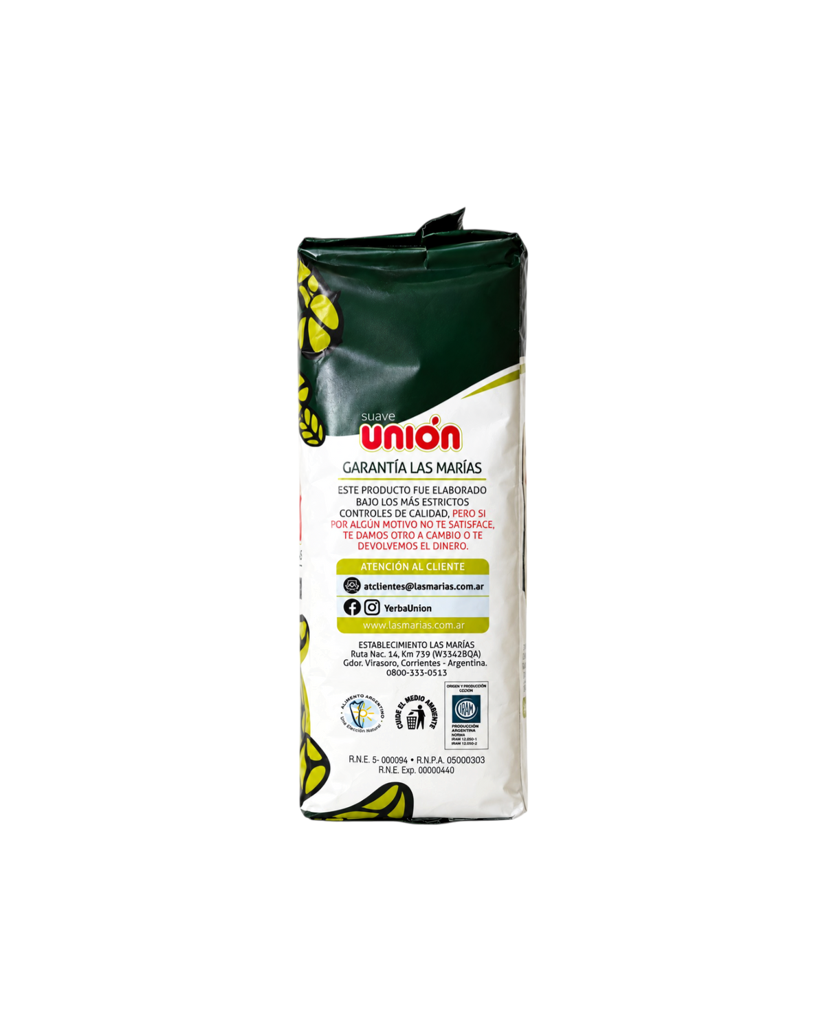 Yerba Unión Suave 500g