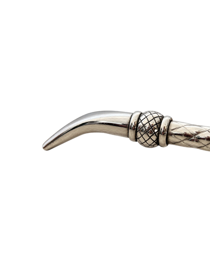 Bombillón Doble Anillo Alpaca