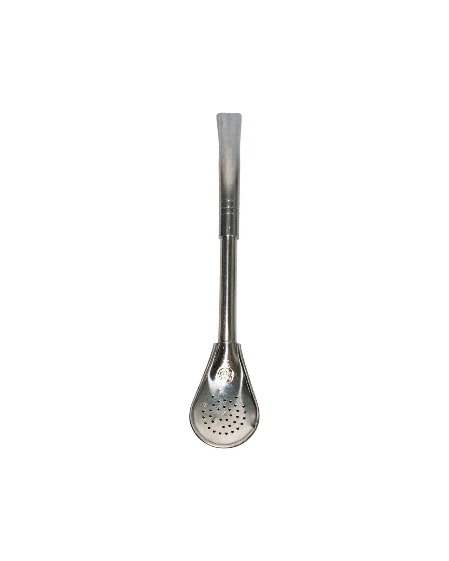 Bombilla de acero inoxidable Mate Club con pico curvado y reforzado, ideal para todo tipo de yerbas. Largo 17cm.