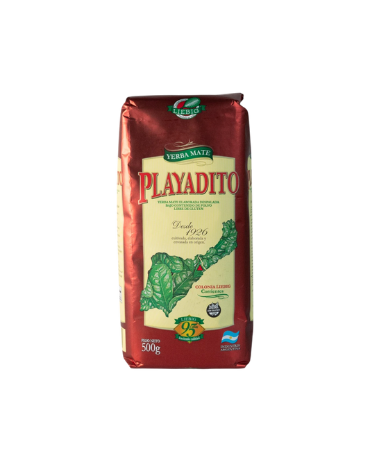Mate Club: Yerba Playadito Despalada 500g, yerba mate sin palo con sabor intenso y duradero, libre de gluten.